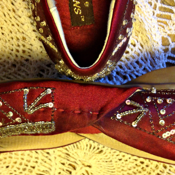 Red Valentine Flats - Picture 4 of 4